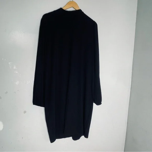 Torrid Mini Jersey Blouson‎ Sleeve Bodycon Dress Size 3X New Black Long Sleeve - Picture 2 of 6